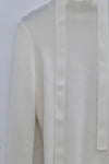 SWAYING/KNIT hollow back turtleneck pullover SW23AW1T19 white